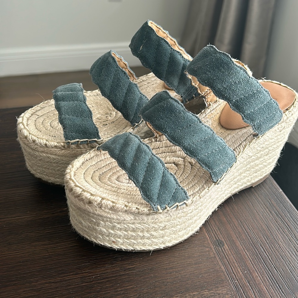 Beautiful Marc Fisher platform sandals